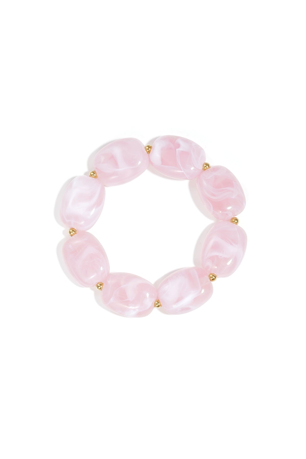 Armband met squoval kralen