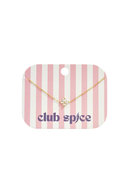 Armband met belegde klaver