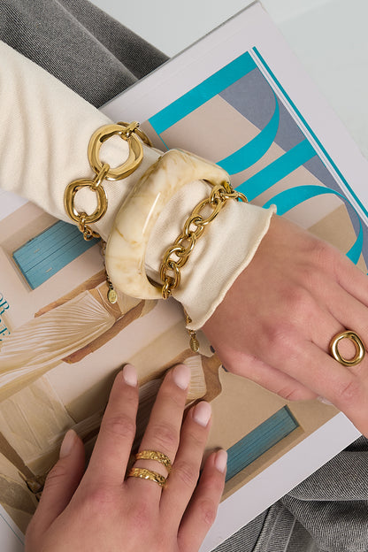 Armband met ronde schakels